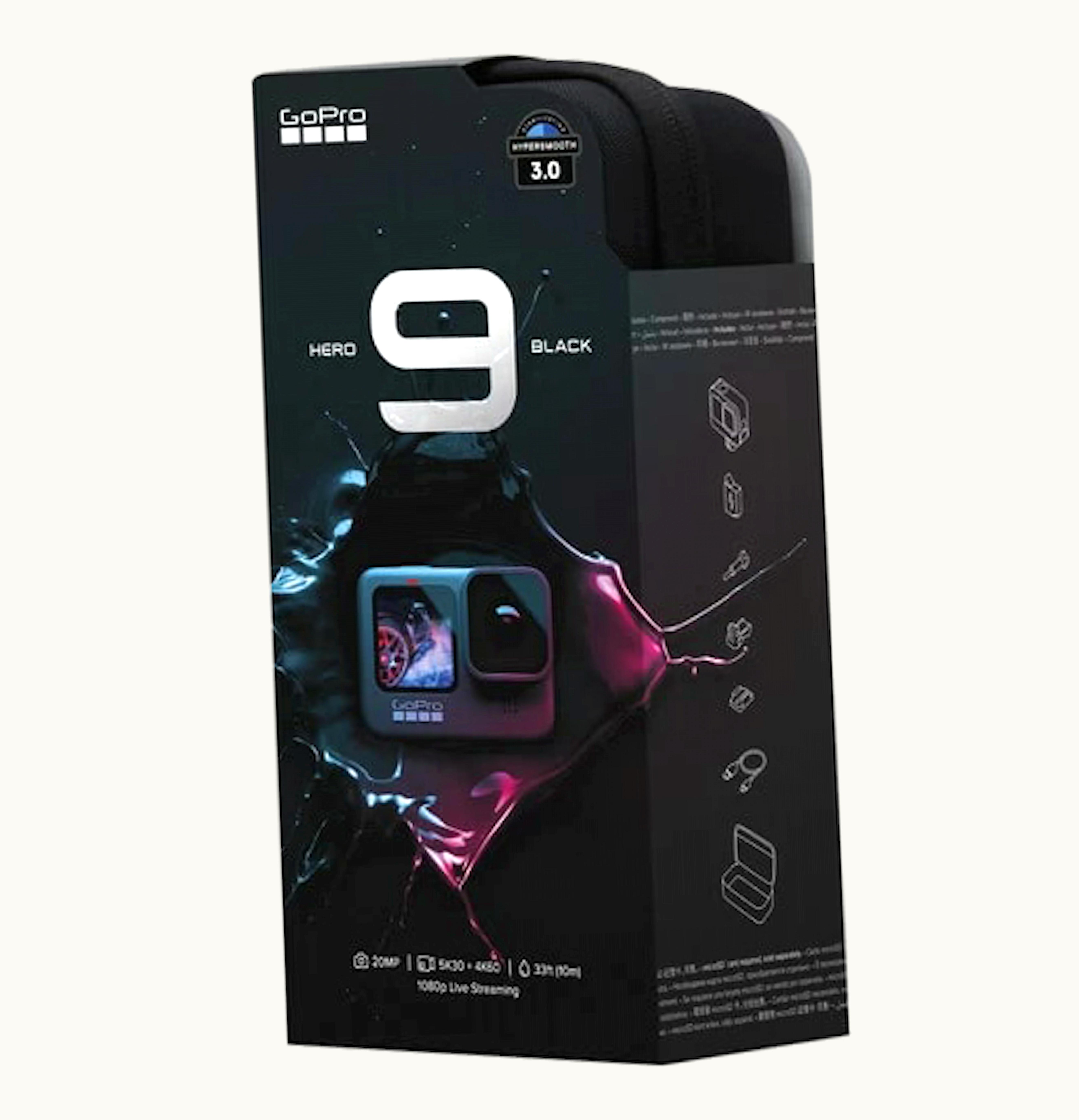 GoPro GOPRO HERO9 Black Action Camera CHDHX 901 XX Black