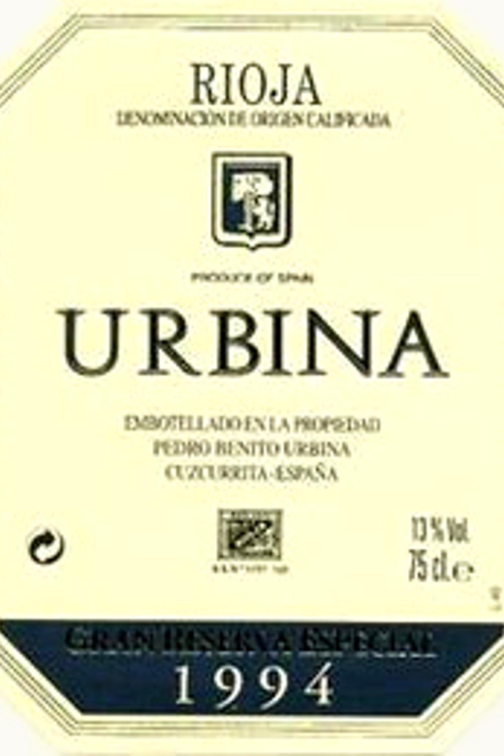 Urbina Urbina Grand RSRV Spc Doca Rioja, 1994
