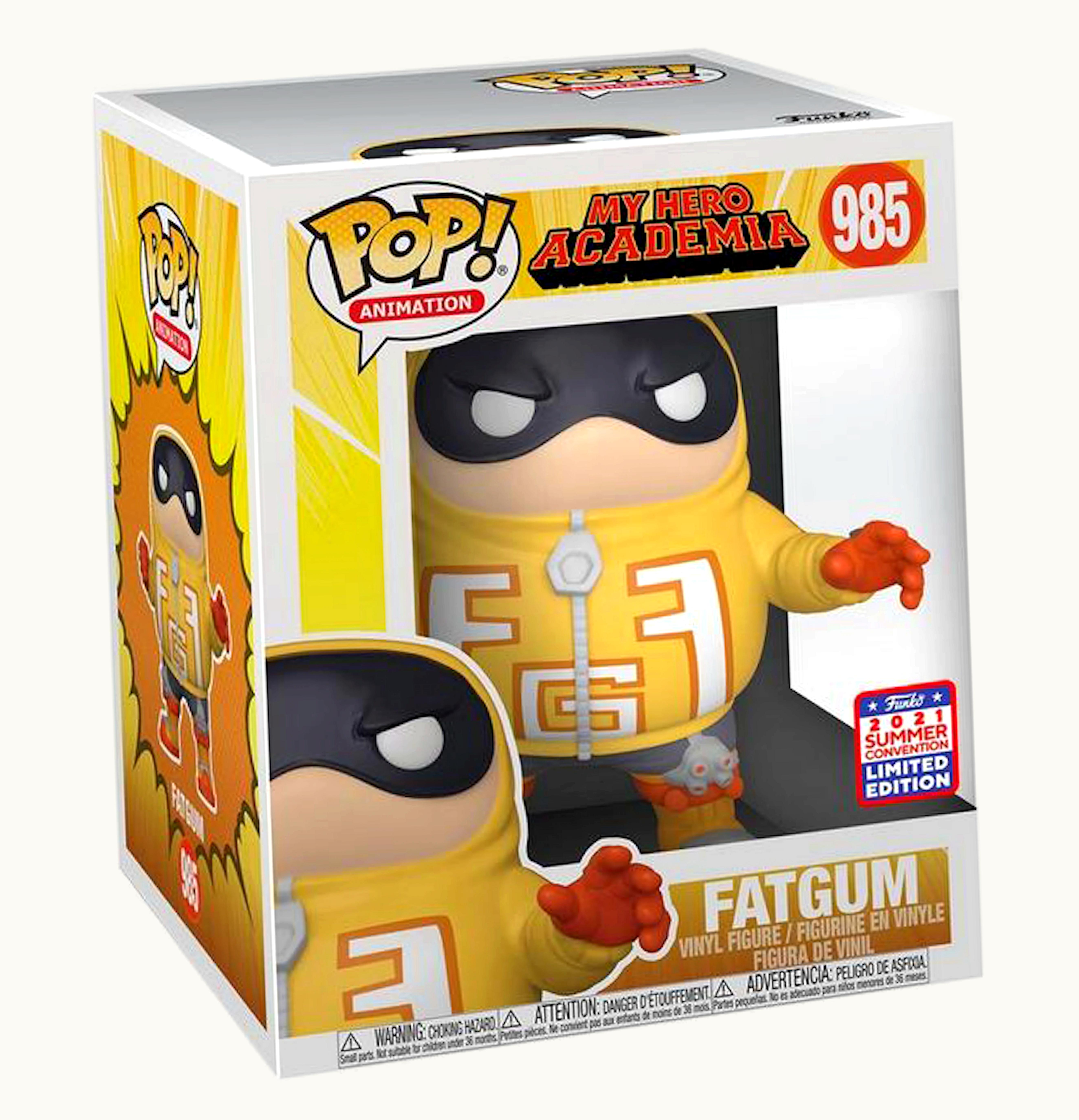 Funko Funko Pop Animation My Hero Academia Fatgum 2021 Summer Convention Exclusive Figure 985