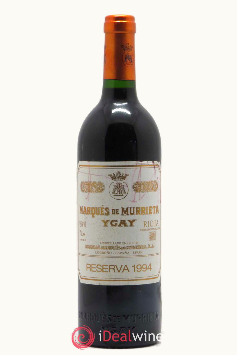 Marquis de Murrieta Marquis de Murrieta RSRV Doca Rioja Alta, 1992