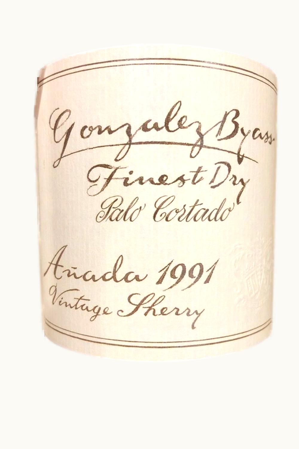 Gonzalez Byass Gonzalez Byass Anades Palo Cortado Sherry Jerez, 1991
