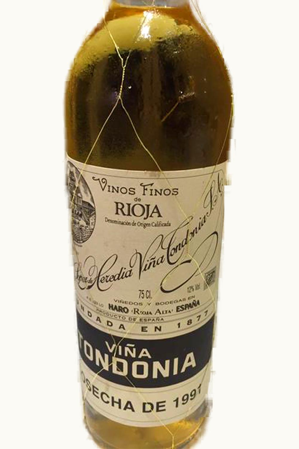 R. López de Heredia R. López de Heredia VIna Tondonia Grand RSRV Blanco Doca Rioja Alta, 1991