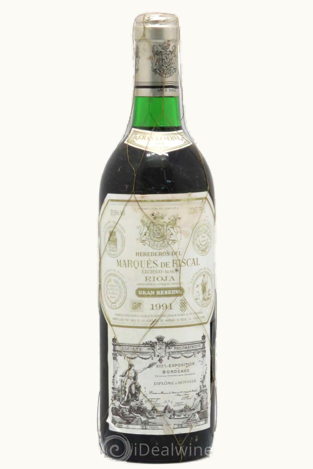 Marquis de Riscal Marquis de Riscal RSRV Doca Rioja Alavesa, 1991