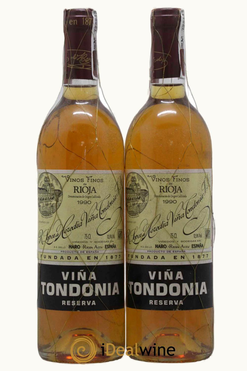 R. López de Heredia R. López de Heredia VIna Tondonia RSRV Doca Rioja Alta, 1990