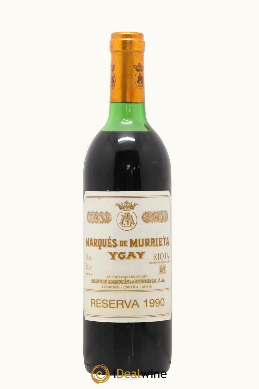 Marquis de Murrieta Marquis de Murrieta RSRV Doca Rioja Alta, 1990