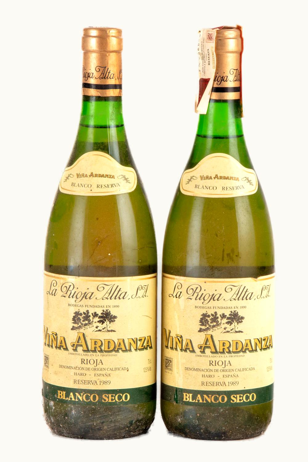 La S.A. La S.A. VIna Ardanza RSRV Doca Rioja Alta, 1989