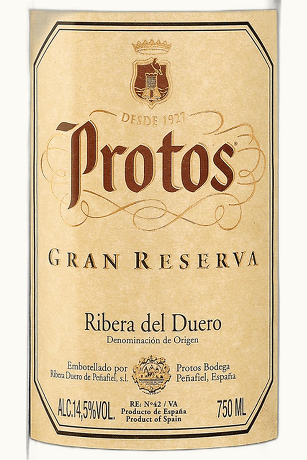 Protos Grand RSRV Ribera Duero, 1989