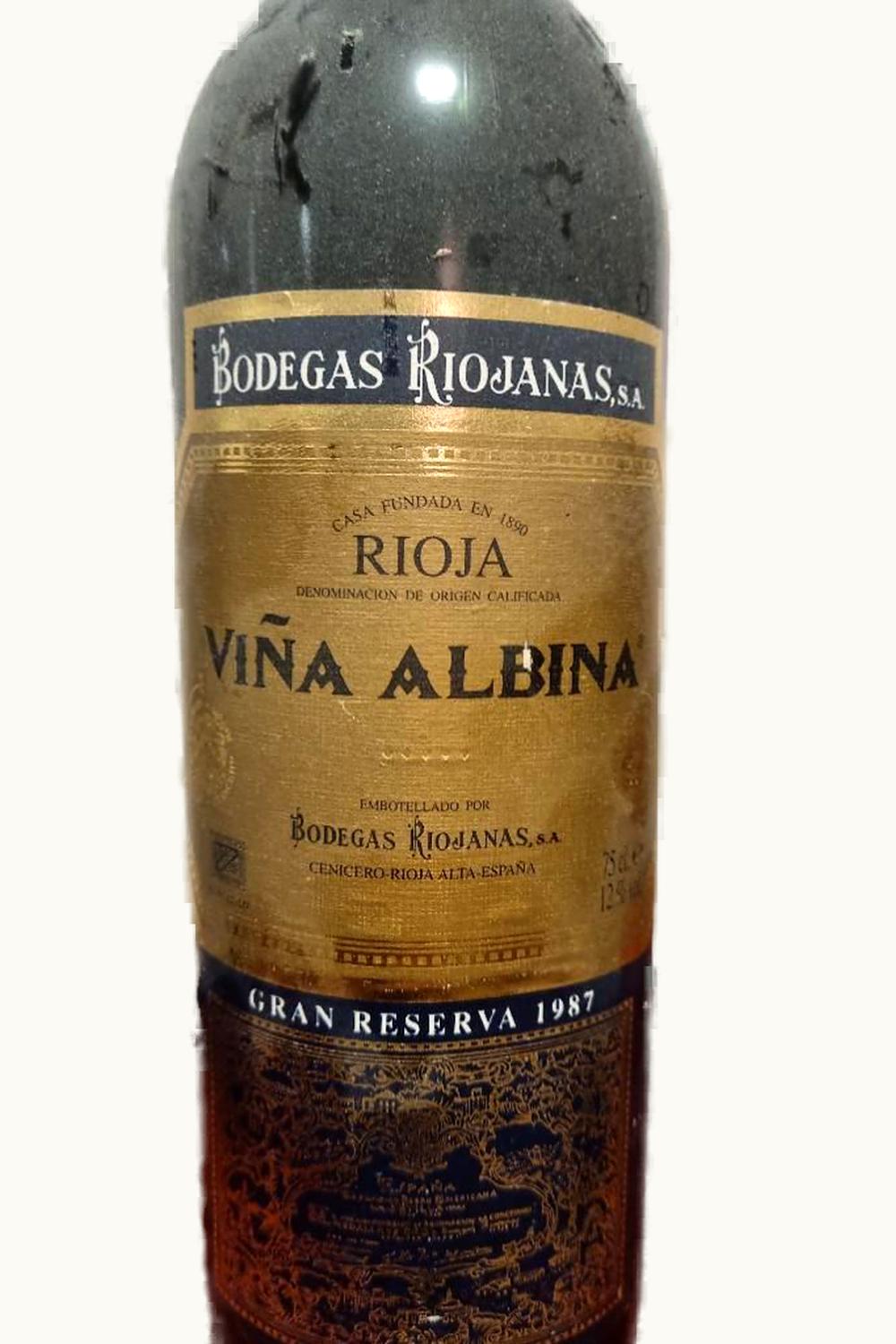 Riojana Riojana Viña Albina Rsrv Doca Rioja Alta Spain, 1989