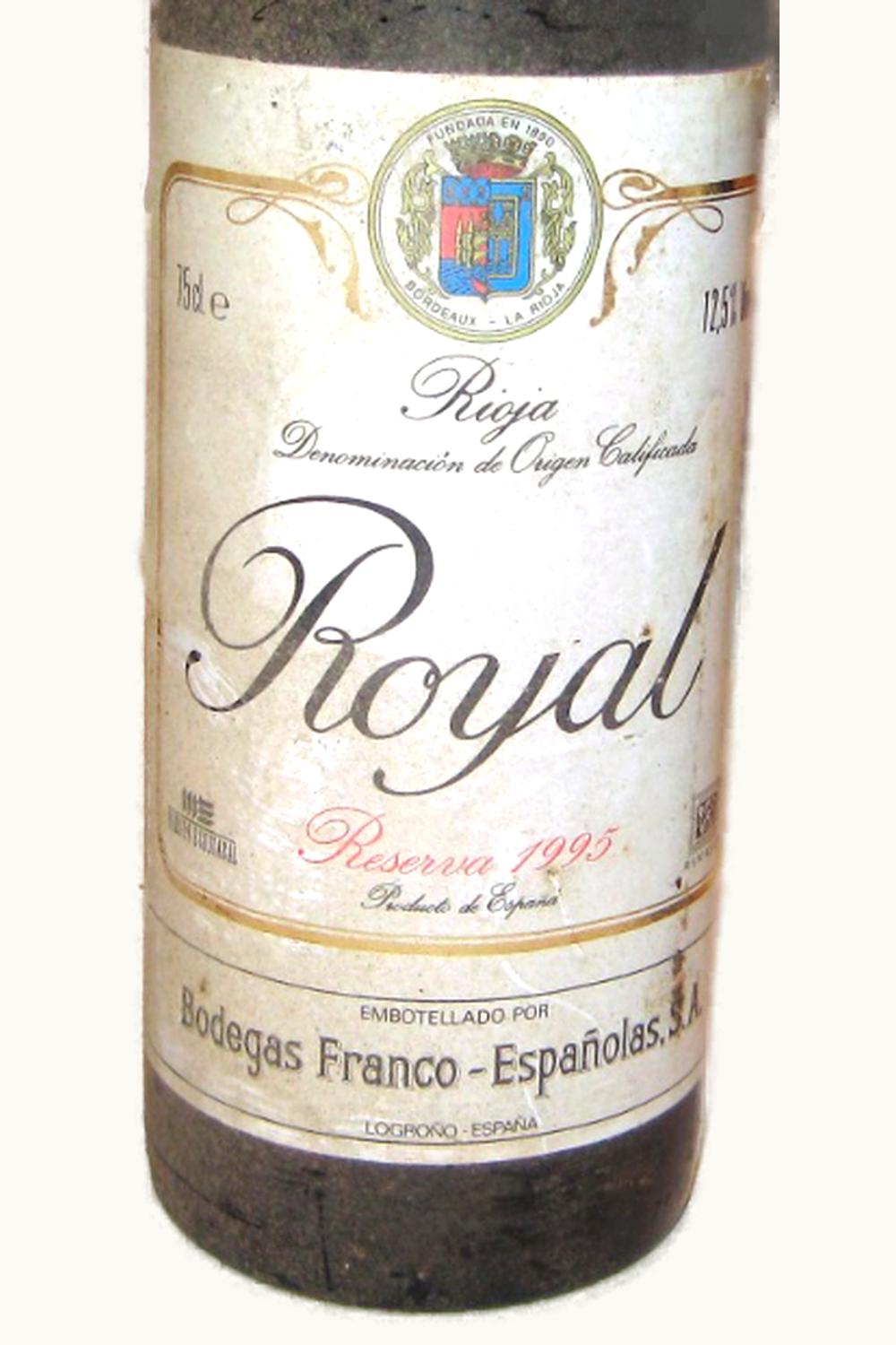 Franco Royal Franco Royal Reserva Doca Rioja Spain, 1989