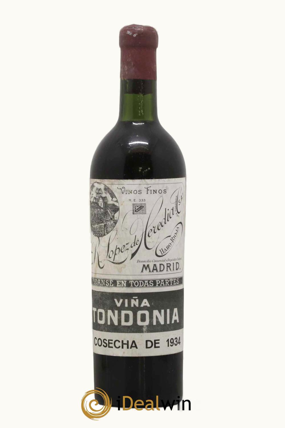 R. López de Heredia R. López de Heredia Viña Tondonia Gran Reserva Doca Rioja Alta Spain, 1988