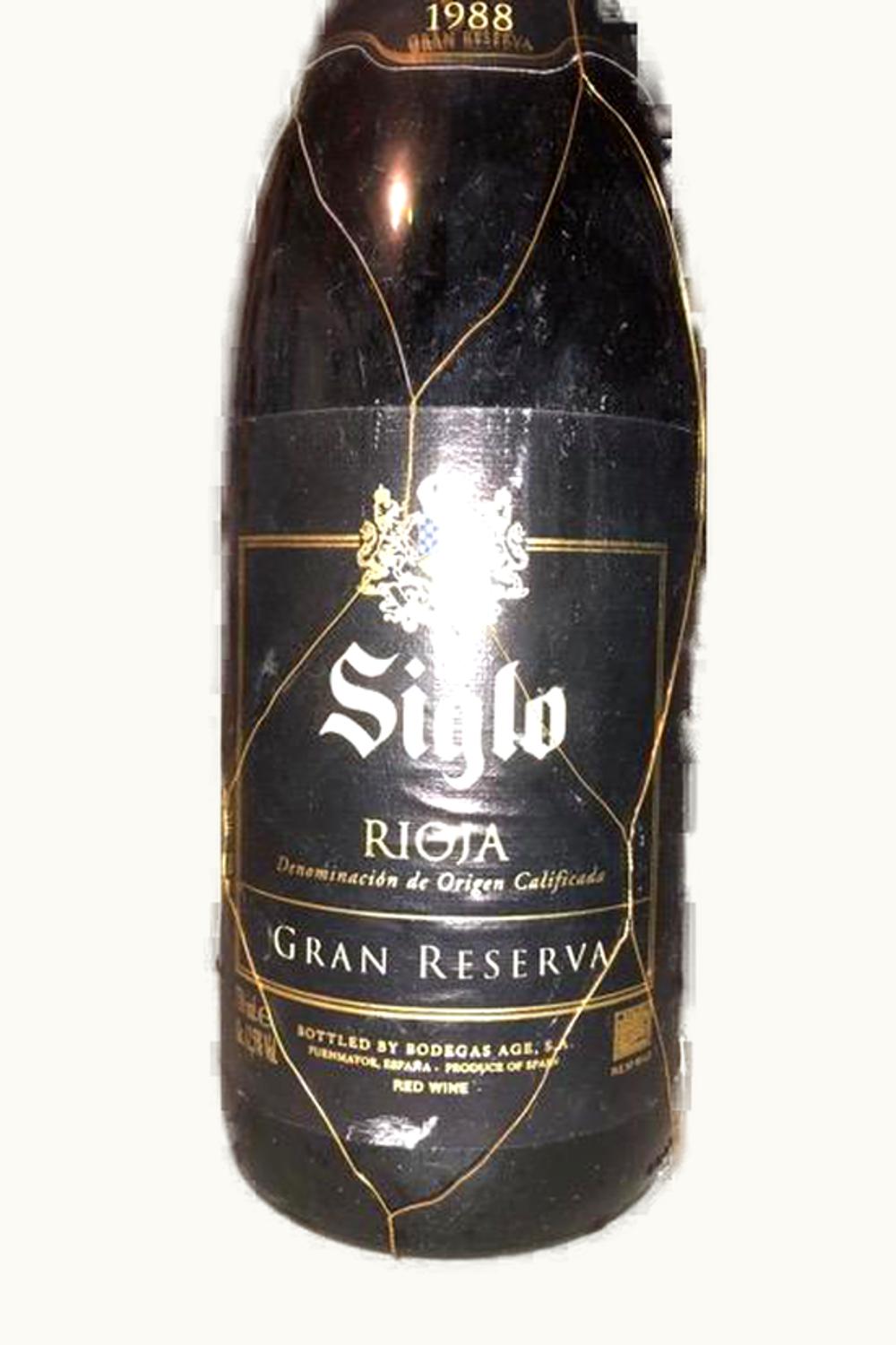 Age Siglo Age Siglo Grand Reserva D.O.Ca. Rioja Spain, 1988
