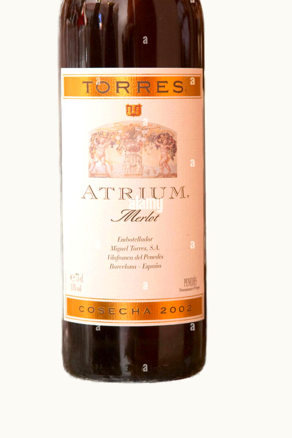 Torres Torres Atrium Merlot Penedes Catalonia Spain, 1988