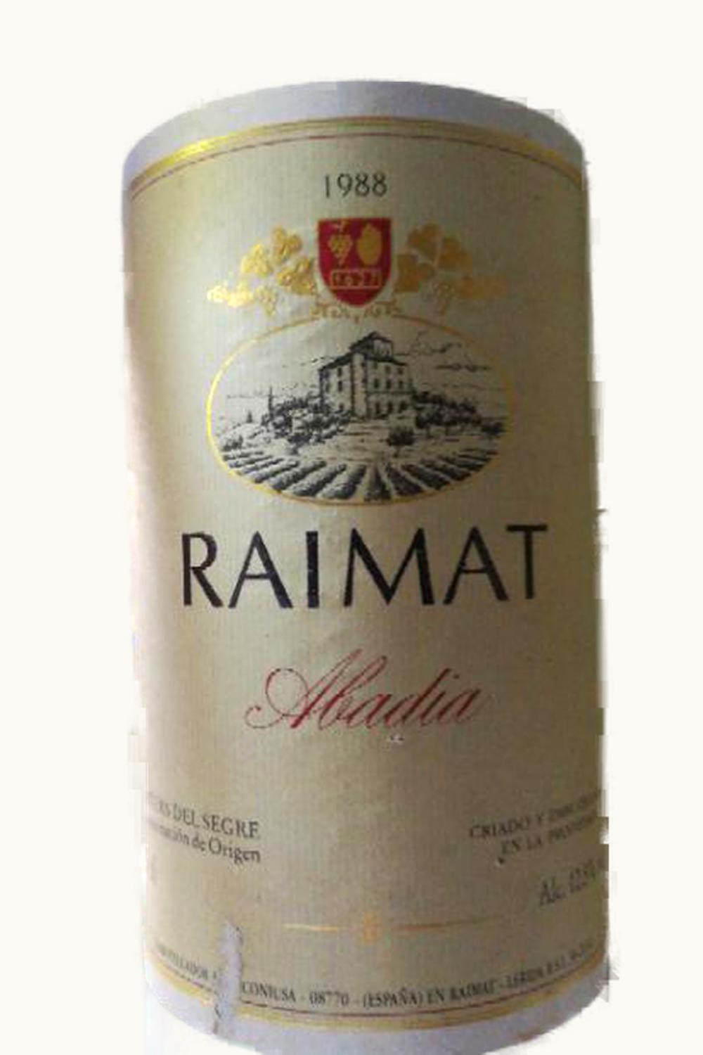Raimat Raimat Merlot Costers Segre Catalonia Spain, 1988
