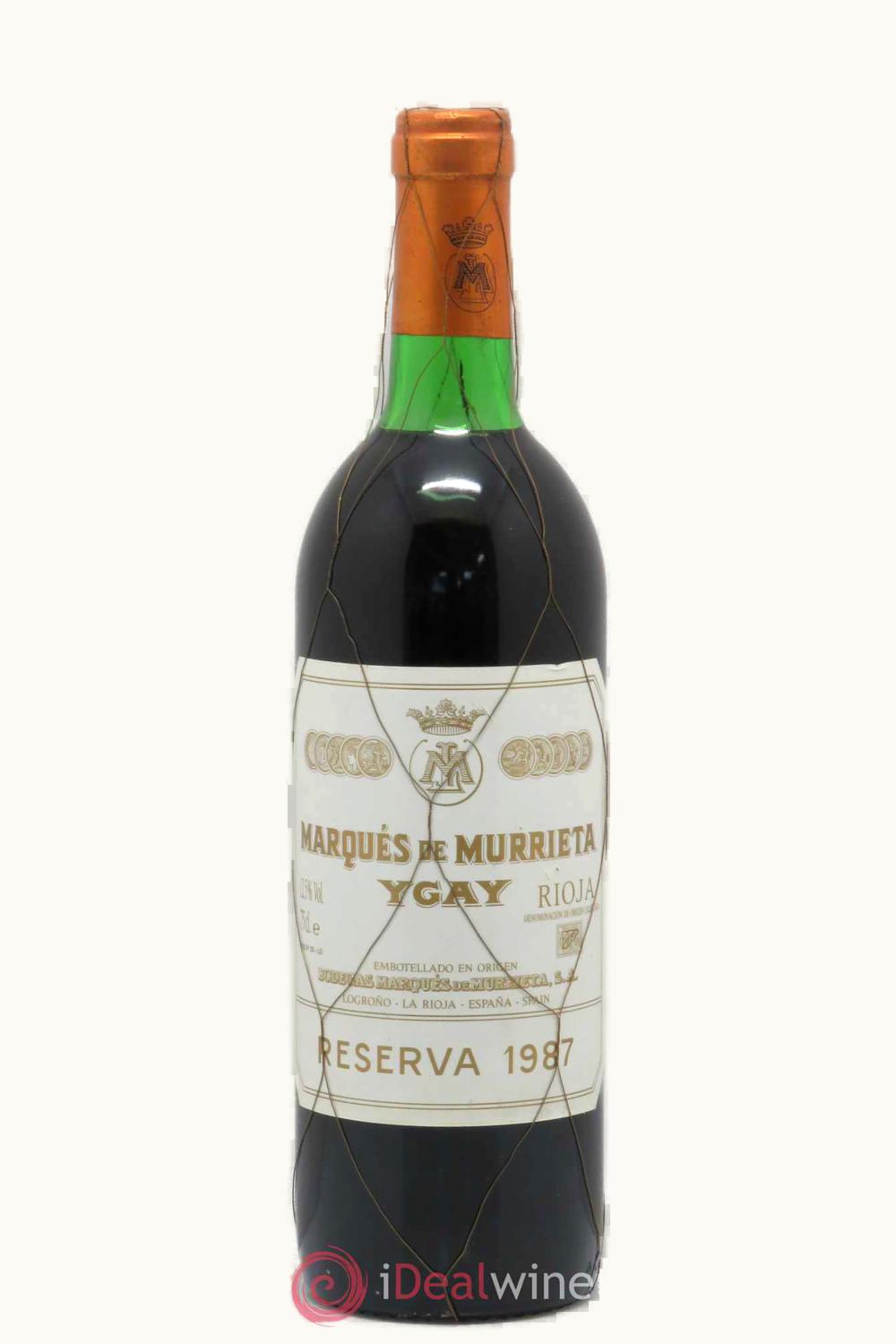 Marqués de Murrieta Marqués de Murrieta Reserva, 1987