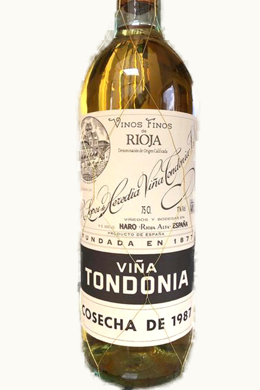 R. López de Heredia R. López de Heredia Viña Tondonia Gran Reserva Blanco, 1987
