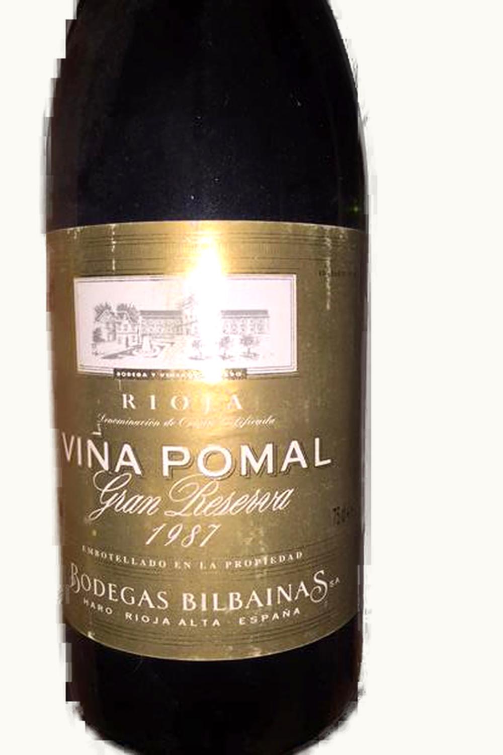 Bodegas Bilbaínas Bodegas Bilbaínas Viña Pomal Gran Reserva, 1987