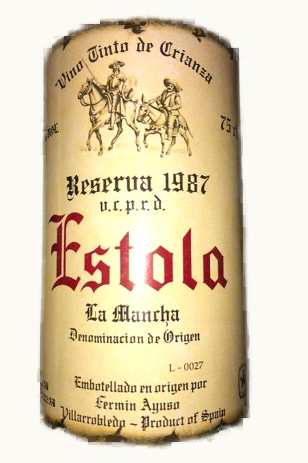 Ayuso Ayuso Tinto Gran Reserva, 1987 UZ0702908