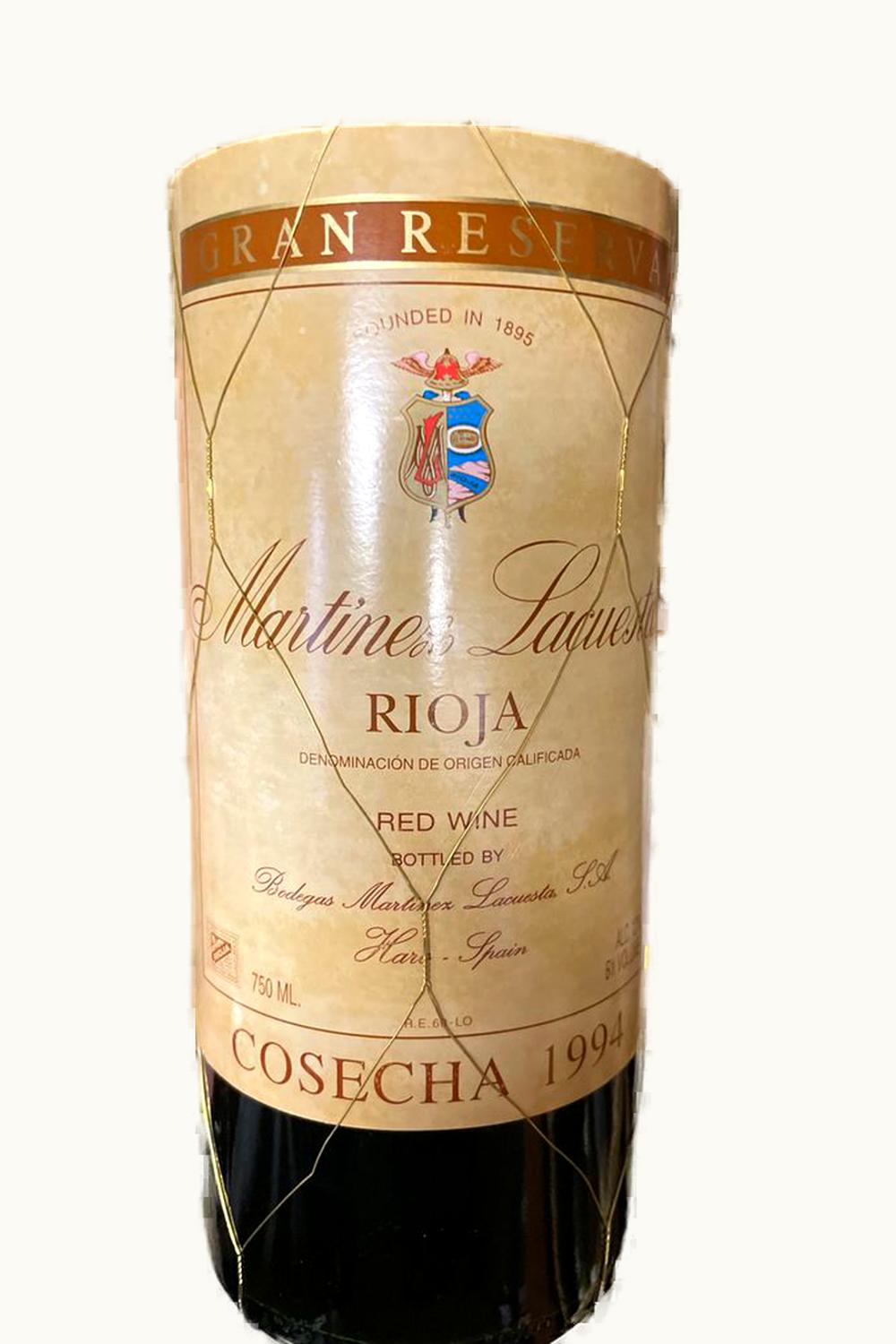 Martínez Lacuesta Martínez Lacuesta Gran Reserva, 1987
