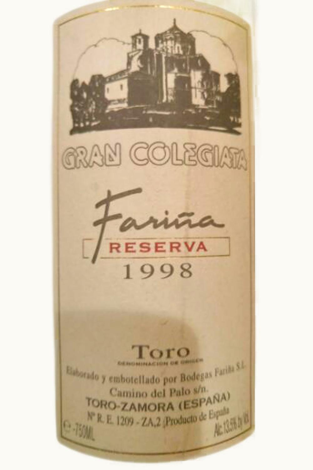 Farina Farina Gran Colegiata Reserva, 1987