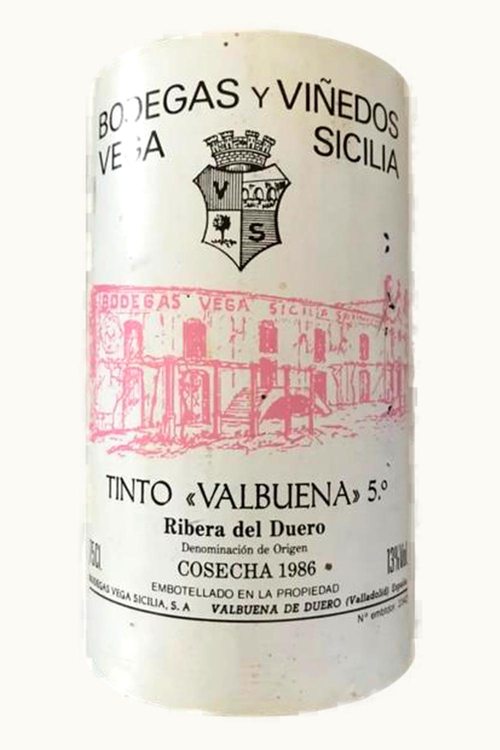 Vega Sicilia Vega Sicilia Tinto Valbuena 5, 1986