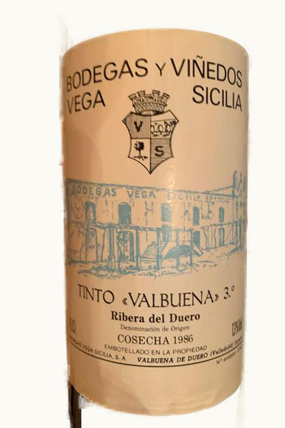 Vega Sicilia Vega Sicilia Tinto Valbuena 3, 1986