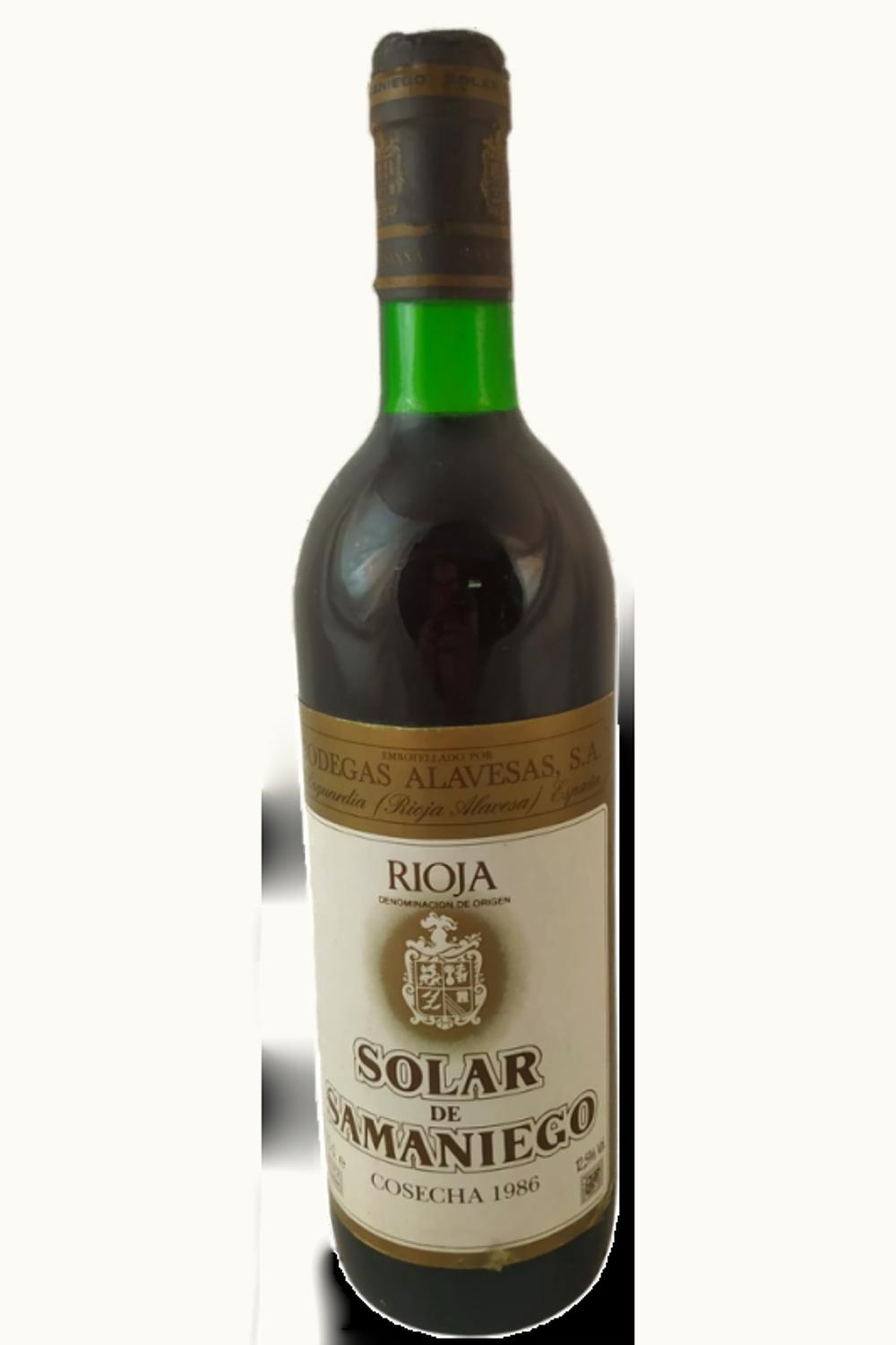 Solar de Samaniego Solar de Samaniego Reserva, 1986 UZ0702984
