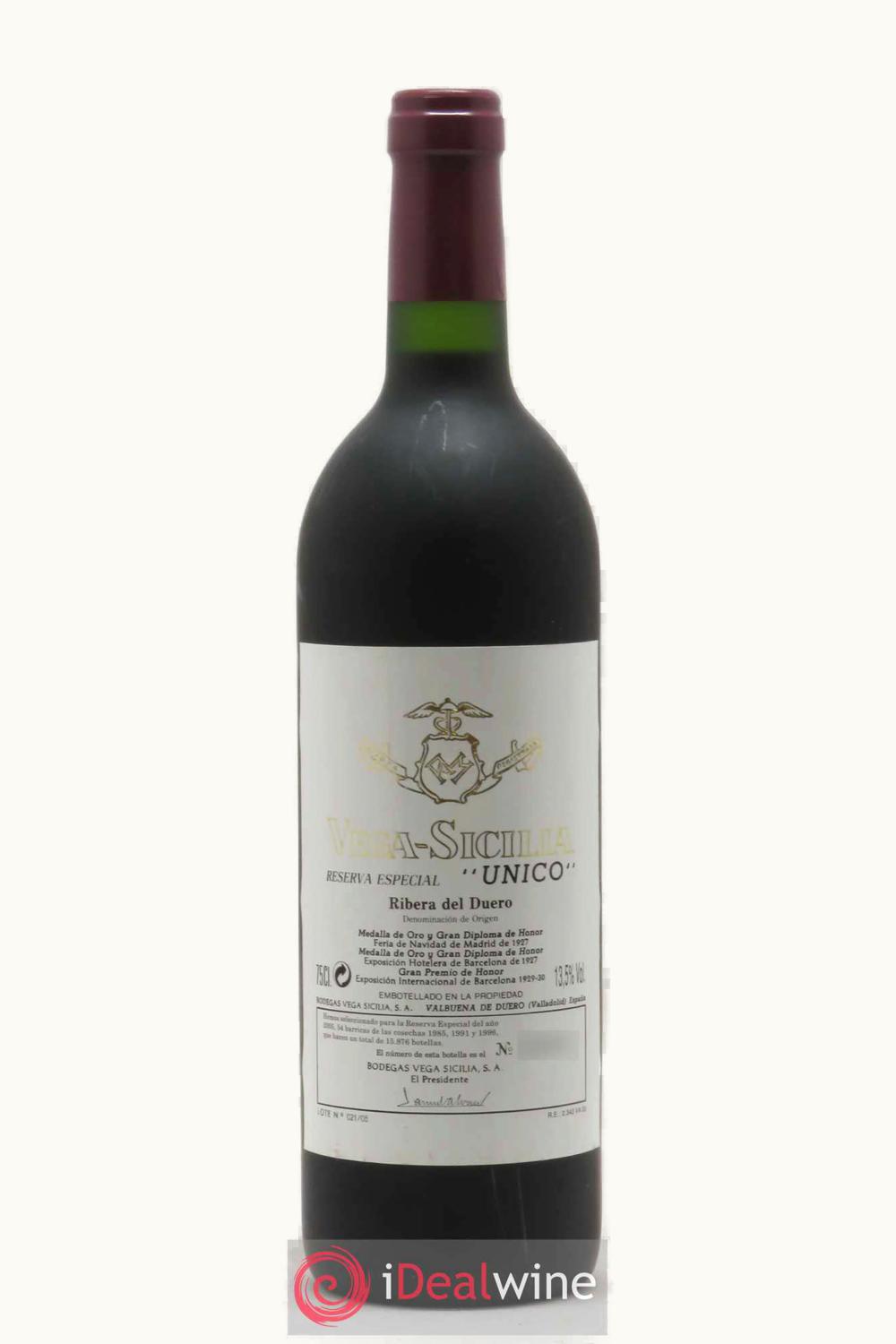 Vega Sicilia Vega Sicilia Único Gran Reserva, 1985
