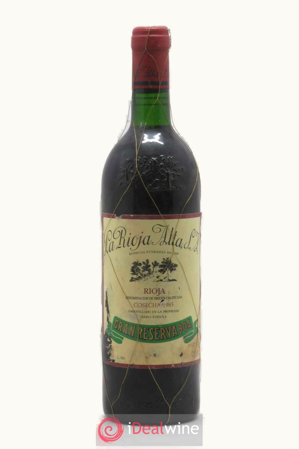 La Rioja Alta Gran Reserva 904, 1985