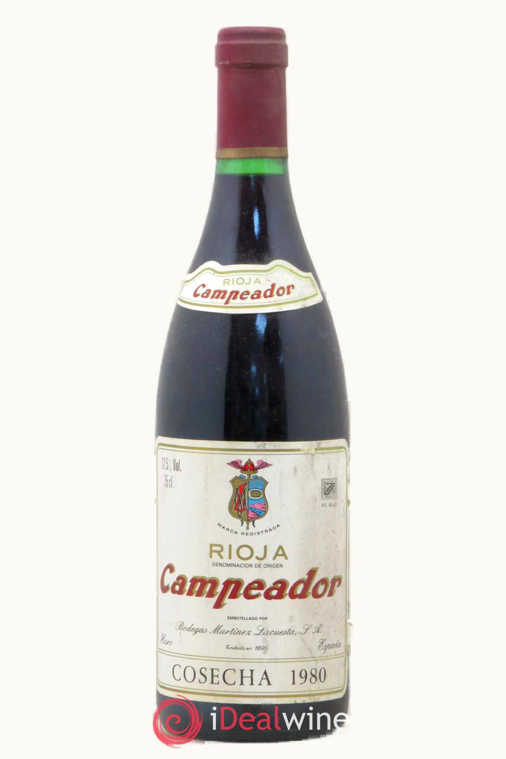 Martinez Lacuesta Martinez Lacuesta Campeador Rsrv Doca Rioja Alta Spain, 1985