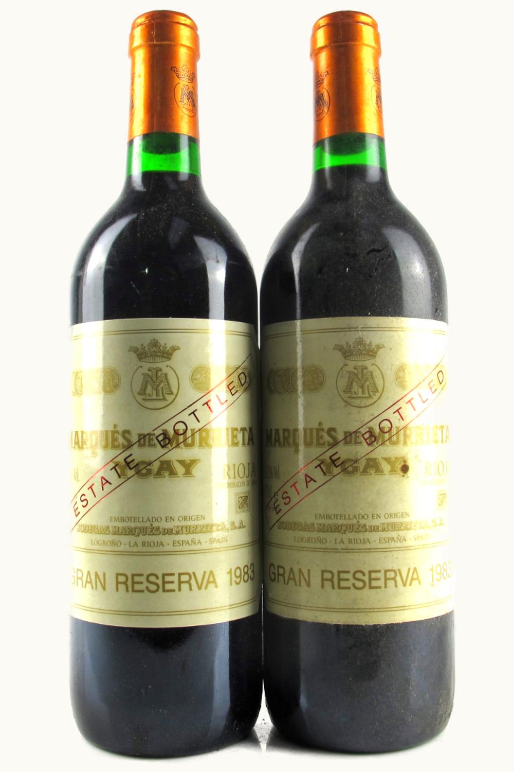 Marquis de Murrieta Marquis de Murrieta Rsrv Doca Rioja Alta Spain, 1983