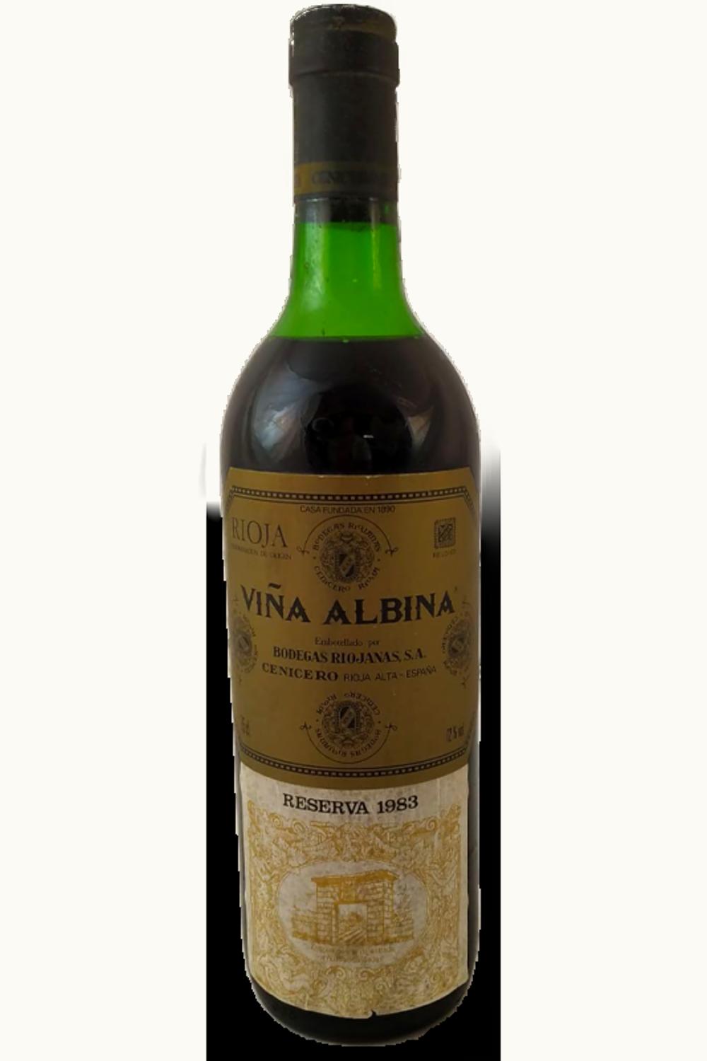 Riojana Riojana VIna Albina Rsrv Doca Rioja Alta Spain, 1983
