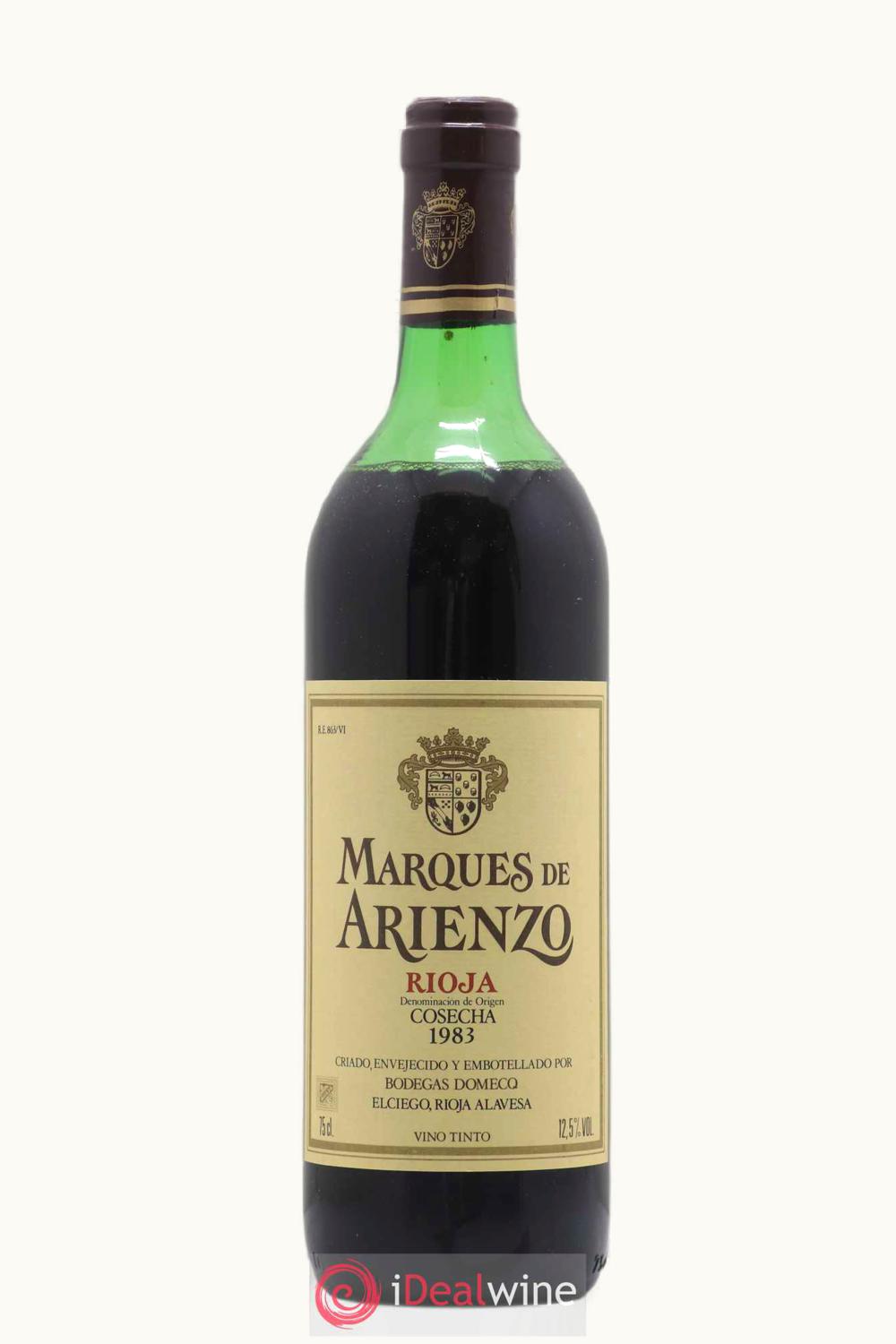 Marquis de Riscal Marquis de Riscal Arienzo Rsrv Doca Rioja Alavesa Spain, 1983