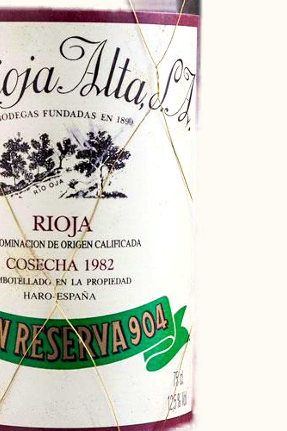 La S.A. La S.A. Grand Rsrv 904 Doca Rioja Alta Spain, 1982