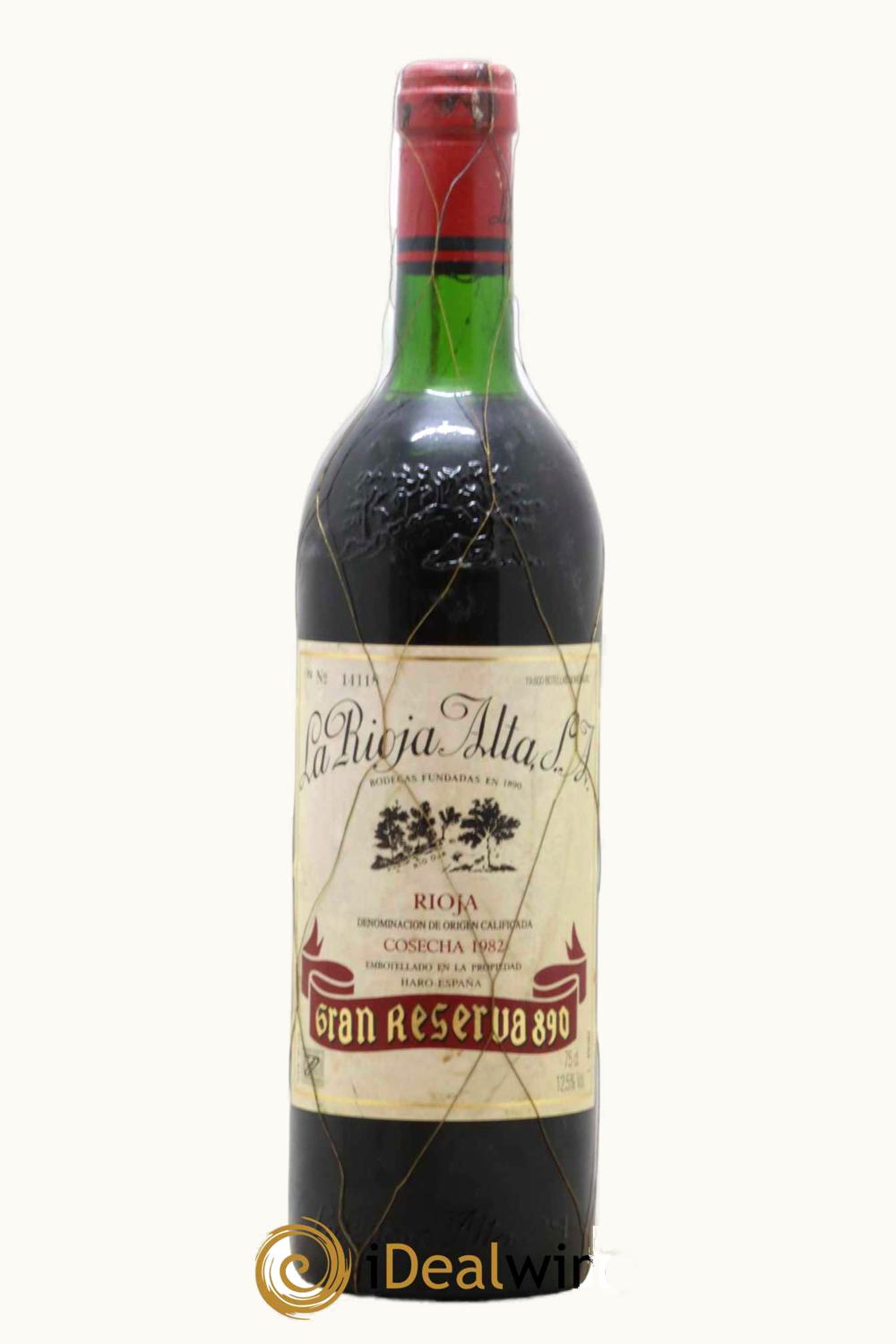 La S.A. La S.A. Grand Rsrv 890 Doca Rioja Alta Spain, 1982