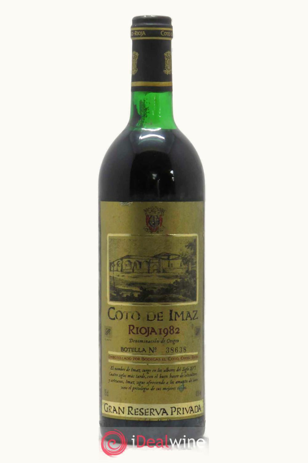 El Coto Grand Rsrv Doca Rioja Alavesa Spain, 1982