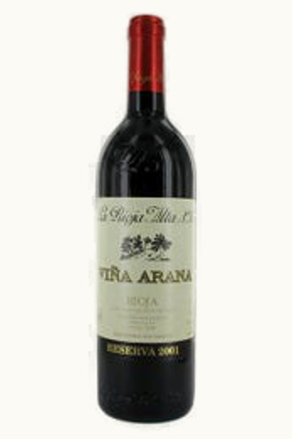 La S.A. La S.A. VIna Arana Grand Rsrv Doca Rioja Alta Spain, 1981