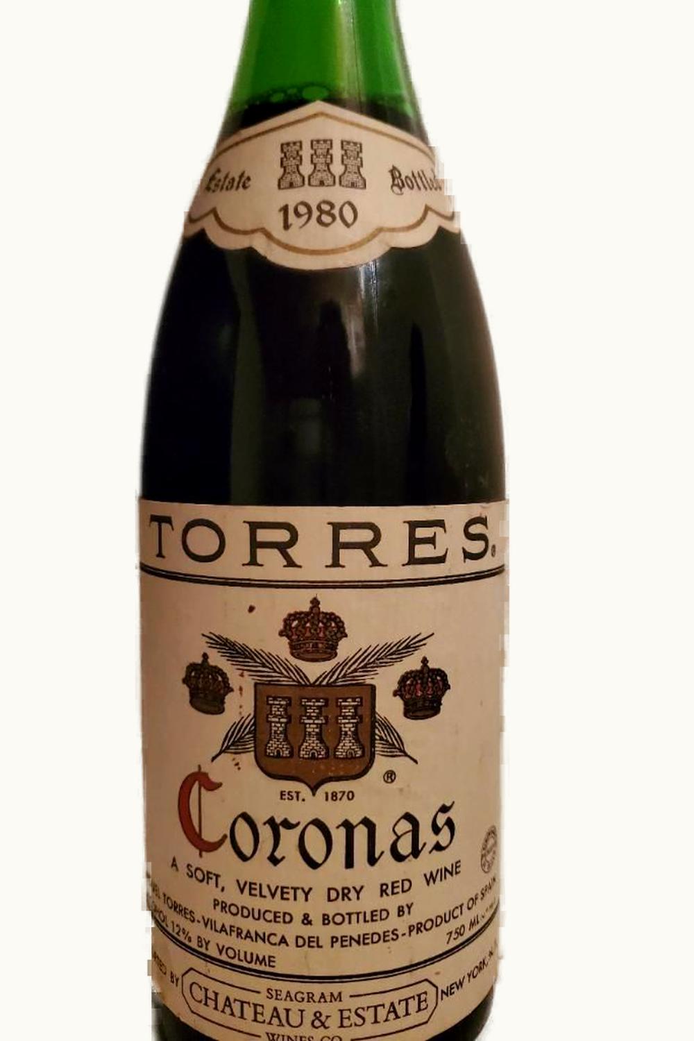 Torres Corona Crianza Tempranillo Catalonia Spain, 1980