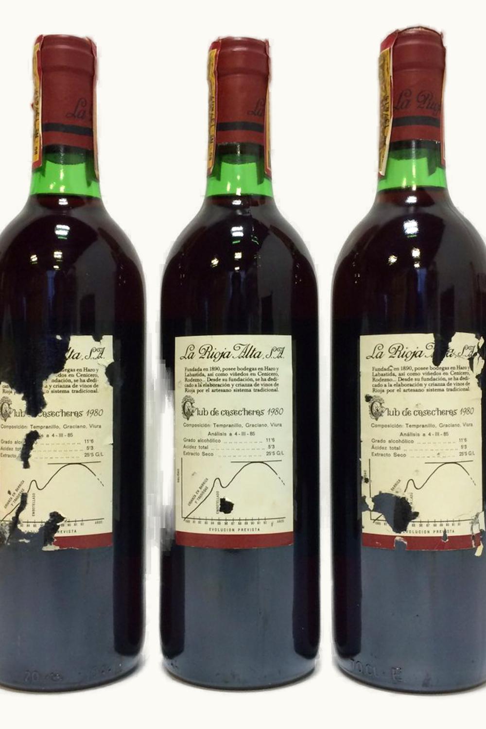 La S.A. La S.A. Club de Cosechero Rsrv Doca Rioja Alta Spain, 1980