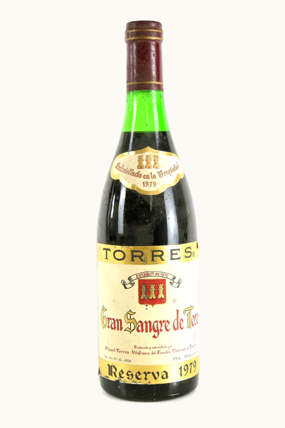 Torres Gran Sangre de Toro Reserva, Catalonia, 1979
