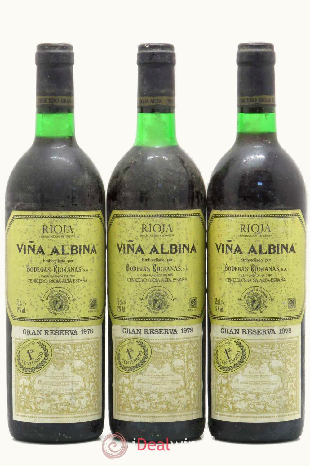 Riojana Riojana Viña Albina Reserva, D.O.Ca. Rioja Alta, 1978