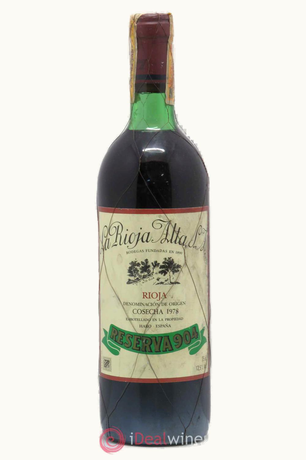 La S.A. La S.A. Gran Reserva 904, D.O.Ca. Rioja Alta, 1978