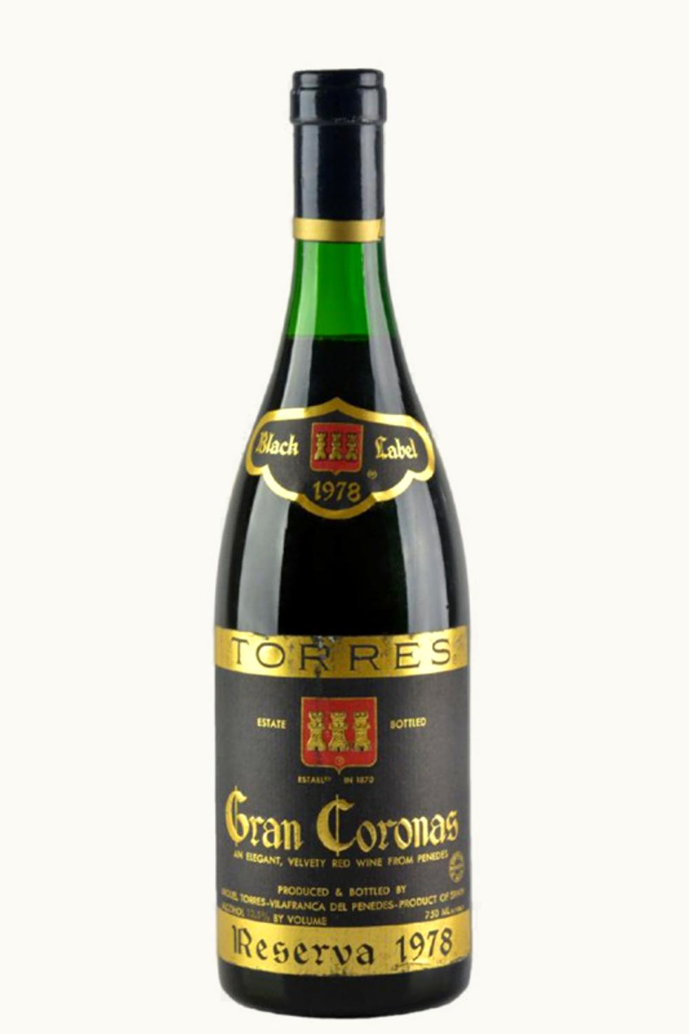 Torres Grand Corona Cabernet Sauvignon Reserva, Penedès, Catalonia, 1978