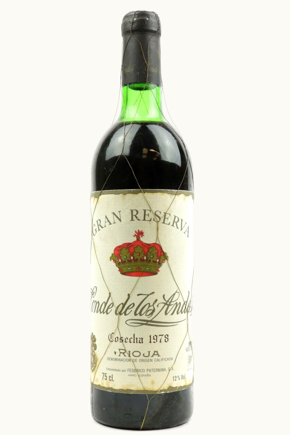 Ollauri Conde de los Andes Gran Reserva D.O.Ca. Rioja, 1978