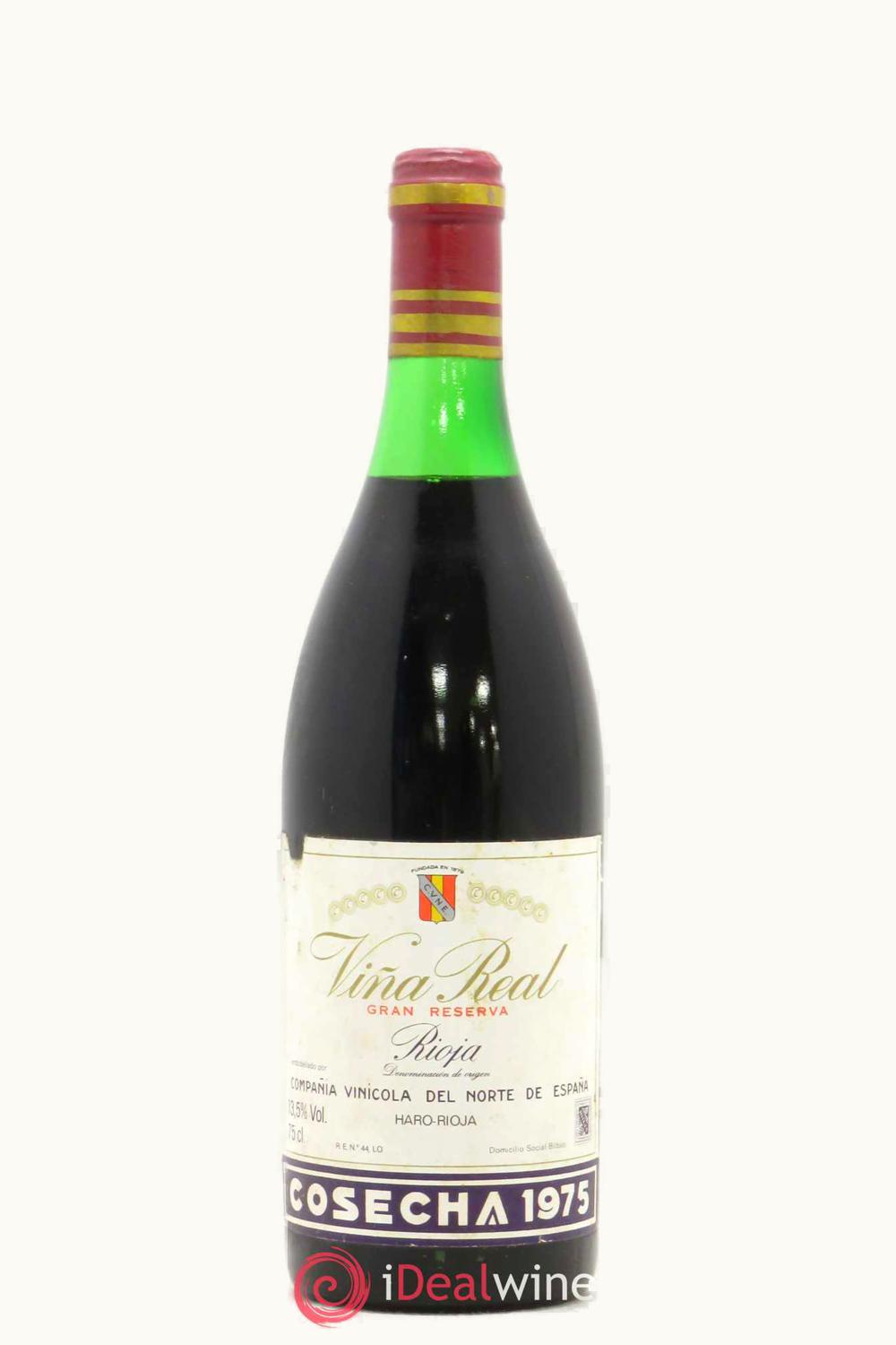 C.V.N.E. C.V.N.E. Viña Real Gran Reserva D.O.Ca. Rioja Alavesa, 1975
