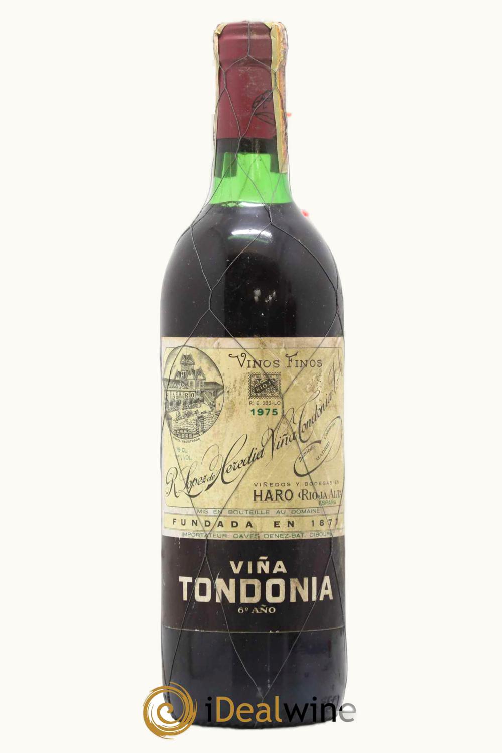 R. López de Heredia R. López de Heredia Viña Tondonia Reserva D.O.Ca. Rioja Alta, 1975
