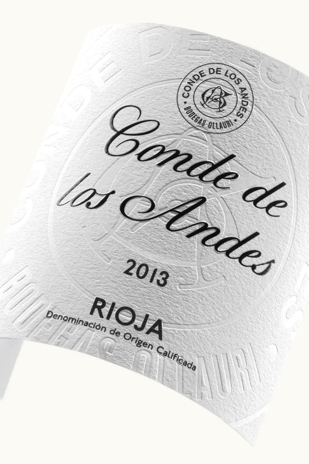 Ollauri Conde de los Andes Gran Reserva D.O.Ca. Rioja, 1975