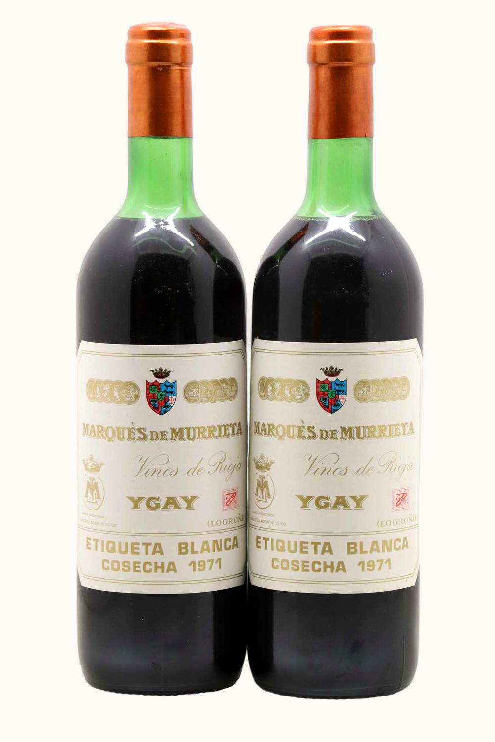 Marqués de Murrieta Marqués de Murrieta Ygay Etiqueta Blanca D.O.Ca. Rioja, 1975