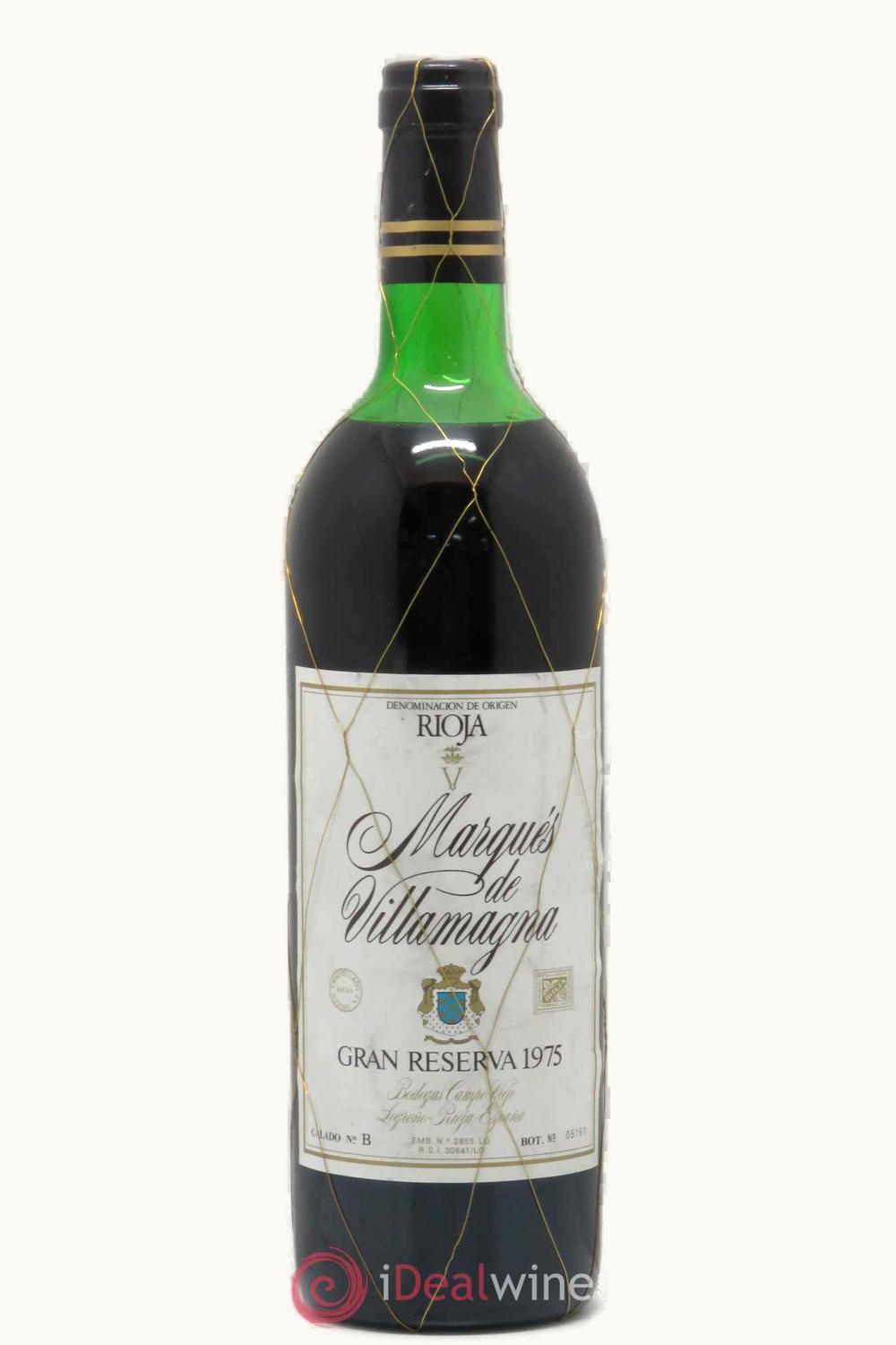 Alcorta Marqués de Villa Magna Gran Reserva D.O.Ca. Rioja, 1975