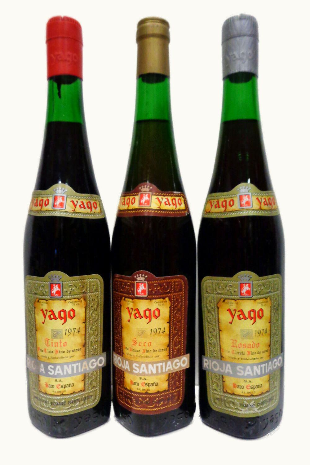 Santiago Yago Santiago Yago Tinto D.O.Ca. Rioja, 1974