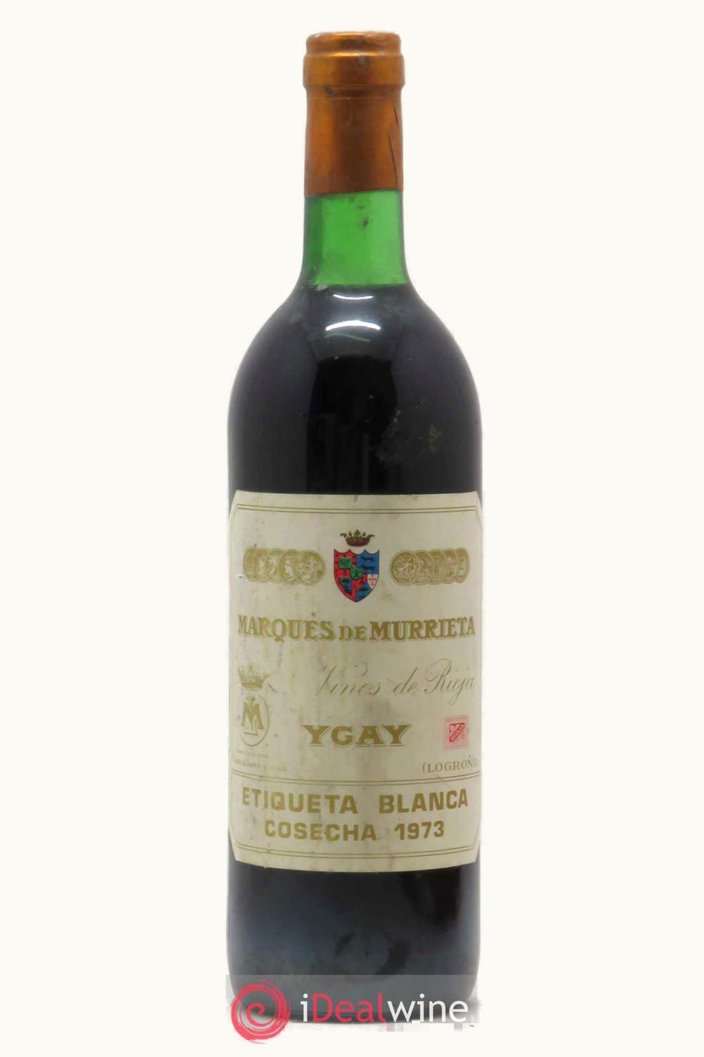 Marqués de Murrieta Marqués de Murrieta Ygay Etiqueta Blanca D.O.Ca. Rioja, 1973
